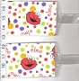 Set of 2 Oversize Luggage Tags Sesame Street Elmo Face White