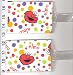 Search : Set of 2 Luggage Tags Made with Sesame Street Elmo Face White Fabric