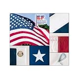 20ft x 38ft Nylon Brand Name US Flag - Appliqued stars