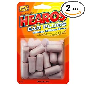 Hearos Ultimate Softness, 20-Pair Foam (Pack of 2)