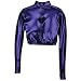Sporting Goods : Pizzazz Women's Metallic Crop Top