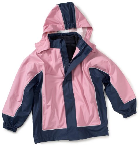 Playshoes Regenjacke 2 in 1 408621 Unisex - Kinder Regenmntel, Gr. 140 Rosa (marine/ rose  Preisvergleich