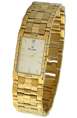 Bulova Men's Diamond Watch 97F45