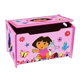 Nick Jr. Dora the Explorer Wooden Toy Box by Delta