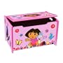 Nick Jr. Dora the Explorer Wooden Toy Box Organizer