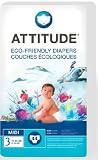 ATTITUDE Baby Diapers, Size 3 (13-28 Pounds), 44-Count  (Pack of 3)
