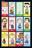 Snoopy and Friends (Chart) Art Poster Print - 24" X 36"