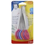 NUK/Gerber Graduates BPA Free 6 Pack Soft Bite Infant Spoon, Colors May Vary
