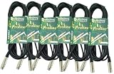 Cable: 20 Foot Microphone cable 6 pack