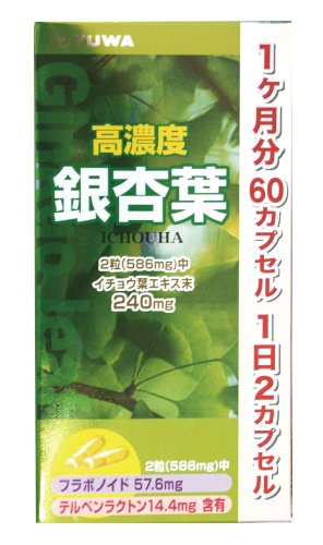 高濃度銀杏葉 60カプセル
