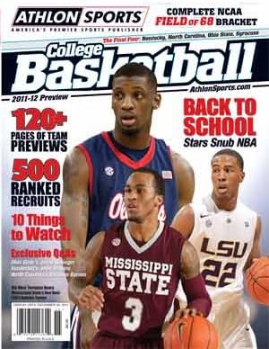 2011-12 Athlon Sports College Basketball Magazine Preview- LSU Tigers/Mississippi Rebels (Ole Miss) /Mississippi State Bulldogs