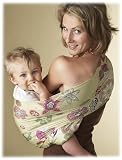 Hotslings Designer Baby Sling Carrier - Print Sateen Stretch - Zoie - 2