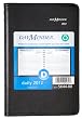DayMinder Recycled Daily Appointment Book, Hourly Appointments, 5 x 8 Inches, Black, 2012 (SK44-00)