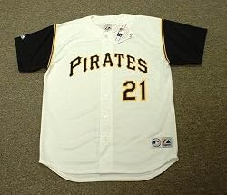 ROBERTO CLEMENTE Pittsburgh Pirates 1966 Majestic Home Baseball Jersey