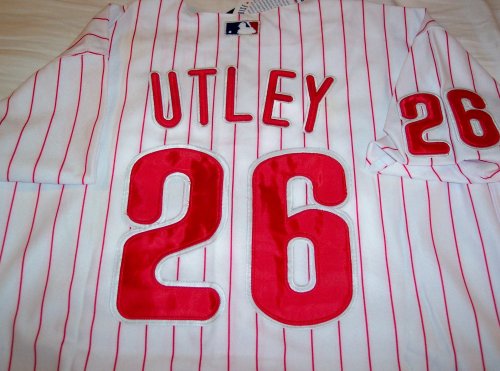 Buy Phillies - Chase Utley #26 Authentic Style Jersey by Majestic Authentic