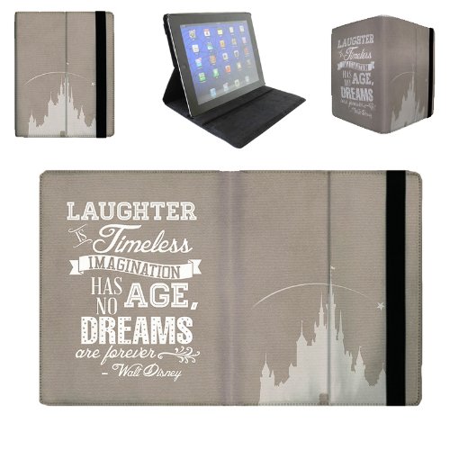 Flip Case For Apple iPad Air 1 Flip Cover – Kraft Laughter is Timeless Walt Disney Quote Hardshell Stand