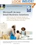 Microsoft Access Small Business Solutions: State-of-the-Art Database Models for Sales, Marketing, Customer Management, and More Key Business Activities