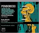 Penderecki: Capriccio; De Natura Sonoris II; Piano Concerto [Special Edition]