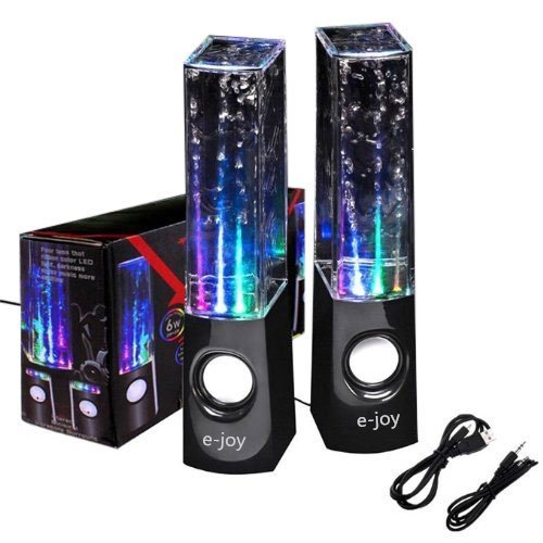 e-joy Plug and Play Dancing Water Speaker (Black)