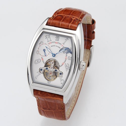 [ミッシェルジョルダン【メンズ腕時計ブランド】]michel Jurdain 腕時計 自動巻き　トノー皮 EG5312-2 メンズ 【正規輸入品】