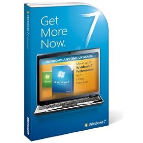 Windows Anytime Upgrade Windows Home Premium to Pro 7 English Upgrade