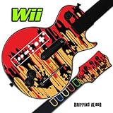 Skin Decal Cover for GUITAR HERO 3 III Nintendo Wii Les Paul - Dripping Blo ....