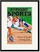 Black Framed/Matted Print 17x23, Popular Sports: Spikes in the Sunlight
