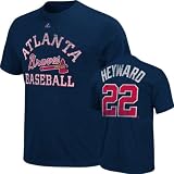 Jason Heyward Atlanta Braves Market Value Heathered T-Shirt