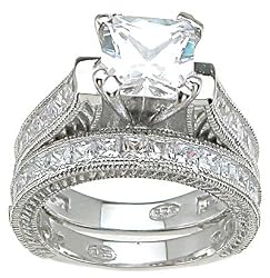 2 57ct ENGAGEMENT RING WEDDING SET L K Review