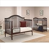 Sorelle Lynn 4-in-1 Convertible Crib w, Changing Table Nursery Set in Merlo ....