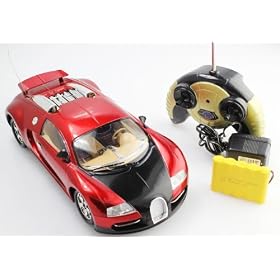 1:16 Scale (Colors may Vary) BRAND NEW RC Remote Control Buggati with rechargeable... from Gas Cars RTR