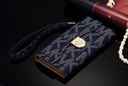 iPhone6/6s Plus Case - Slowfishp® Luxury 3F-Leather Wallet Style Flip Case Apple iPhone 6 Plus (5.5") Retail Packaging (Free gifts: 1x Screen Protector, 1x Touch Pen, 1x Anti Dust Plug) (Blue)