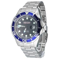 Nautec No Limit Herren-Armbanuhr Deep Sea Bravo DSB AT/STSTBLBK