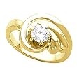 14K Yellow Gold Diamond Solitaire Engagement Ring - 0.50 Ct.
