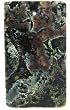 Green Zebra Jasper Rectangle Pendant 1.5mm Hole 25x50mm - Package of 3
