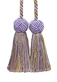 UPC 070332000535 product image for Chair Tie Double Tassel / Lilac Gold / Tassel Tie with 3.5 inch Tassels, Baroque | upcitemdb.com