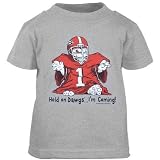 Georgia Bulldogs Ash Toddler Hold On T-shirt