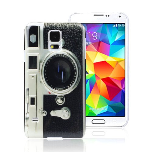 Sannysis 1PC Retro Camera Case For Samsung Galaxy S5 I9600 G900 (Camera)