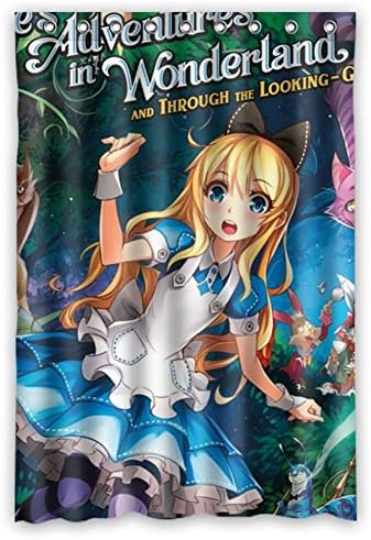 DONGMEN Fast &amp; Furious Custom Alice Through the Looking Glass Fabric Waterproof Polyester Shower curtain for Bathroom 36" x 72"