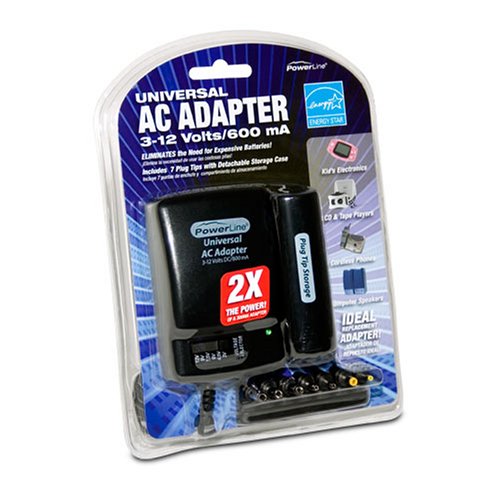 And Best Price For Power Line 0900-74 600-mA Universal AC-DC Adapter