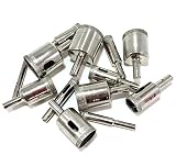 超硬 ダイヤモンド ビット ドリル 6～30mm 13本 セット 穴あけ ツール ホールソー インパクト 切削 大理石 ガラス タイル 陶器 コンクリート