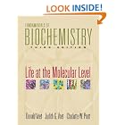 Click here to buy Fundamentals of Biochemistry: Life at the Molecular Level by Donald J. Voet, Judith G. Voet, and Charlotte W. Pratt.