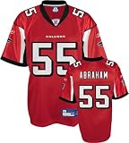 John Abraham Jersey: Reebok Red Replica #55 Atlanta Falcons Jersey - Small