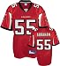 John Abraham Jersey: Reebok Red Replica #55 Atlanta Falcons Jersey - Small