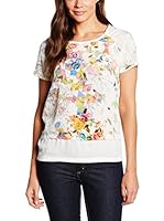 Purple Jam Camiseta Manga Corta (Blanco / Rosa)