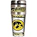 NCAA Iowa Hawkeyes Metallic Travel Tumbler, 16-Ounce