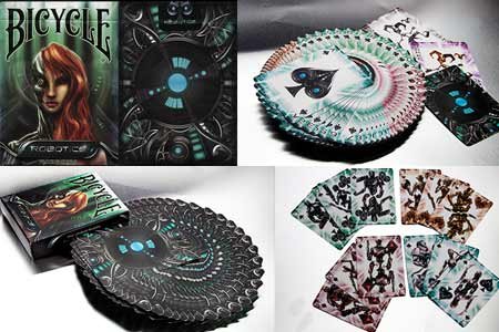 Mike Guistolise Bicycle Robotics Playing Cards by Collectable Playing Cards - Trick