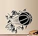 BestPricedDecals Basketball Through The Wall ~ Wall Decal 13