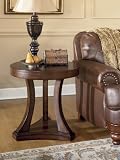 Ariel Round End Table by Ashley Furniture