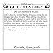 Bill Kroen's Golf Tip-a-Day 2016 Day-to-Day Calendar